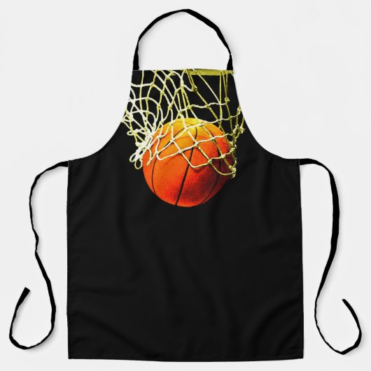 Basketball I Liebe Schürze (Vorderseite)