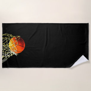 Basketball I Liebe Strandtuch