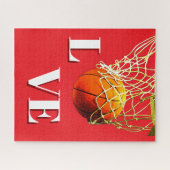 Basketball I Love Puzzle (Horizontal)