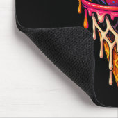 Basketball Ice Cream Drip For Boys Girls Youth Bas Mousepad (Ecke)