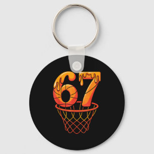 Basketball Ice Drip 67 Sieben 67 Sechs Basketball  Schlüsselanhänger