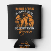 Basketball - ich fürchte mich nicht, auszusuchen dosenkühler (Rückseite)