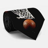 Basketball - Ich Liebe Diese Spiel Neck Tie Krawatte (Gerollt)