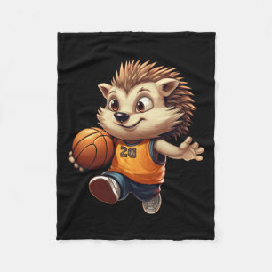 Basketball-Igel 1 Fleecedecke