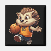 Basketball-Igel 1 Magnet (Vorne)