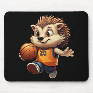 Basketball-Igel 1 Mousepad