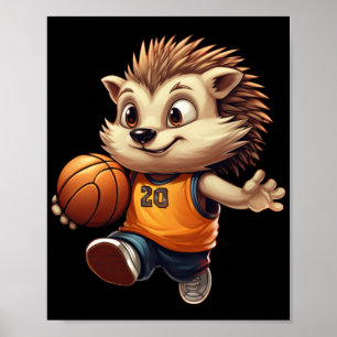 Basketball-Igel 1 Poster