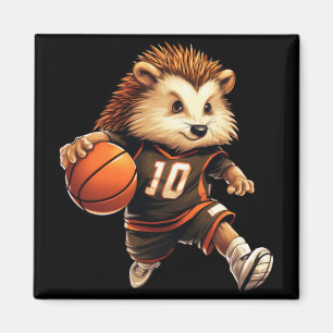 Basketball-Igel Magnet