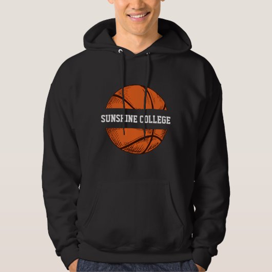 Basketball Ihr Lieblingsteam Hoodie (Vorderseite)