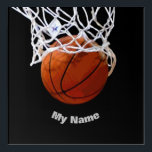 Basketball Ihr Name Acryl Wandkunst<br><div class="desc">Digitale Sporting Images and Artworks - Wir Liebe Basketball - American Popular Sports</div>