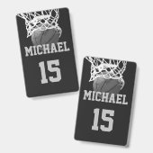 Basketball Ihr Name Ausweis (Front & Back)