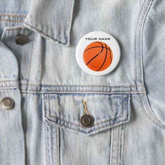 Basketball Ihr Name Button (Beispiel)