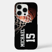 Basketball Ihr Name Case-Mate iPhone Hülle (Rückseite)