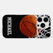 Basketball Ihr Name Case-Mate iPhone Hülle (Rückseite (Horizontal))