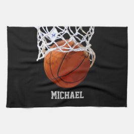 Basketball Ihr Name Geschirrtuch