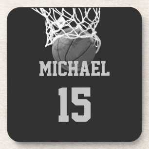 Basketball Ihr Name Getränkeuntersetzer