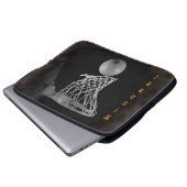 Basketball Ihr Name individuell einstellbar Laptopschutzhülle (Vorne Knopf)