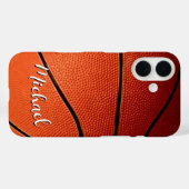 Basketball - Ihr Name ist individuell Case-Mate iPhone Hülle (Rückseite (Horizontal))