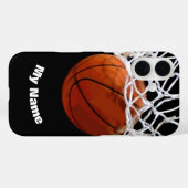 Basketball - Ihr Name ist individuell Case-Mate iPhone Hülle (Rückseite (Horizontal))