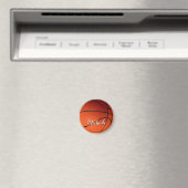 Basketball - Ihr Name ist individuell Magnet (In Situ (Geschirrspüler))