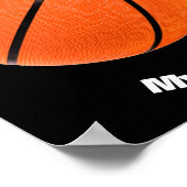 Basketball - Ihr Name ist individuell Poster (Ecke)