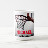 Basketball Ihr Name Kaffeetasse (Mittel)