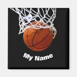 Basketball Ihr Name Magnet