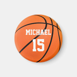 Basketball Ihr Name Magnet