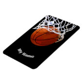 Basketball Ihr Name Magnet (Linke Seite)