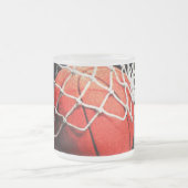 Basketball Ihr Name Mattglastasse (Mittel)