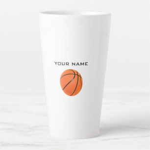 Basketball Ihr Name Milchtasse