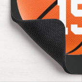Basketball Ihr Name Mousepad (Ecke)
