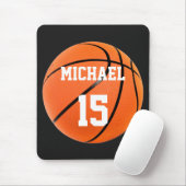 Basketball Ihr Name Mousepad (Mit Mouse)