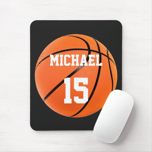 Basketball Ihr Name Mousepad (Mit Mouse)