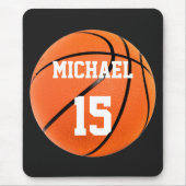 Basketball Ihr Name Mousepad (Vorne)