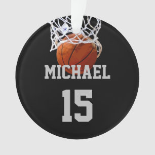 Basketball Ihr Name Ornament