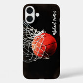 Basketball Ihr Name Persönliche Daten Adresse Case-Mate iPhone Hülle (Rückseite)