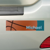 Basketball Ihr Name Persönliche Daten Autoaufkleber (Auf Auto)