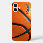 Basketball Ihr Name Persönliche Daten Case-Mate iPhone Hülle (Rückseite)