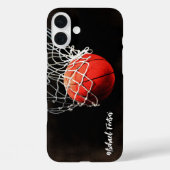 Basketball Ihr Name Persönliche Daten Case-Mate iPhone Hülle (Rückseite)