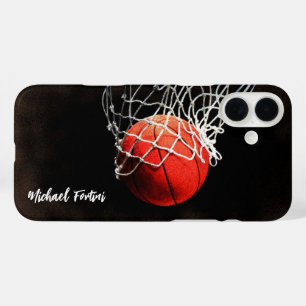 Basketball Ihr Name Persönliche Daten iPhone 16 Plus Hülle