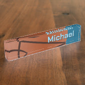 Basketball Ihr Name Persönliche Daten Namensplakette (Seite)