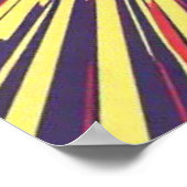 Basketball Ihr Name Pop Kunst Poster (Ecke)