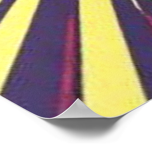 Basketball Ihr Name Pop Kunst Poster (Ecke)