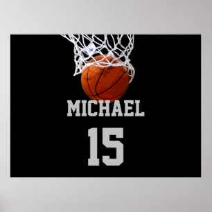 Basketball Ihr Name Poster