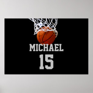 Basketball Ihr Name Poster
