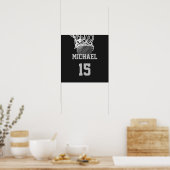 Basketball Ihr Name Poster (Küche)