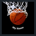 Basketball Ihr Name Poster<br><div class="desc">Digitale Sporting Images and Artworks - Wir Liebe Basketball - American Popular Sports</div>