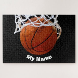 Basketball Ihr Name Puzzle
