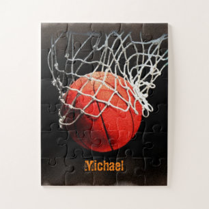 Basketball Ihr Name Puzzle